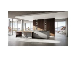 Ar-Due Cucina con isola in melaminico a prezzo ribassato 30%- Cucine Ad Isola|Cucine Design