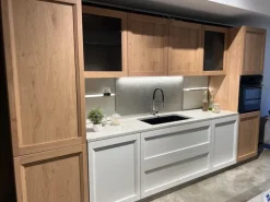 Discount Cucina con isola in nobilitato bianca Palio a prezzo ribassato Cucine Ad Isola|Cucine Moderne