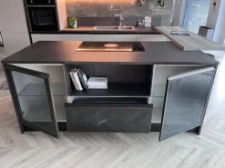 Scavolini Cucina con isola industriale tortora Diesel open workshop a soli 15000 Euro- Cucine Ad Isola