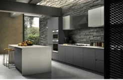Best Cucina con isola moderna grigia Zenit a soli 14477 Euro Cucine Ad Isola|Cucine Moderne
