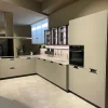 Cesar Cucina con penisola in laminato opaco tortora Maxima a prezzo scontato- Cucine Con Penisola|Cucine Design