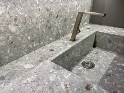 Cesar Cucina con penisola in laminato opaco tortora Maxima a prezzo scontato- Cucine Con Penisola|Cucine Design