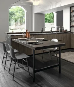 Online Cucina con penisola in laminato materico a prezzo ribassato 35% Cucine Con Penisola|Cucine Design