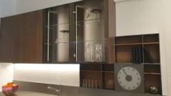 Cucina con penisola in laminato lucido a prezzo ribassato 52%^Dada Clearance