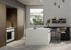 Arredo3 Cucina con penisola in laminato opaco a prezzo scontato 30%- Cucine Con Penisola|Cucine Design