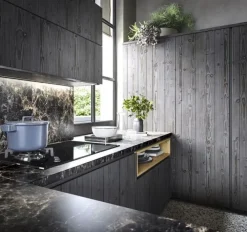 Scandola Cucina con penisola in legno modello Cucina industrial style maestrale m05 ad un prezzo riservato- Cucine Con Penisola|Cucine Moderne