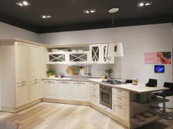 Cucina con penisola in legno a prezzo scontato 56%^Lube Cucine