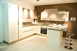 Cucina con penisola in polimerico a prezzo ribassato 50%^Veneta Cucine Online