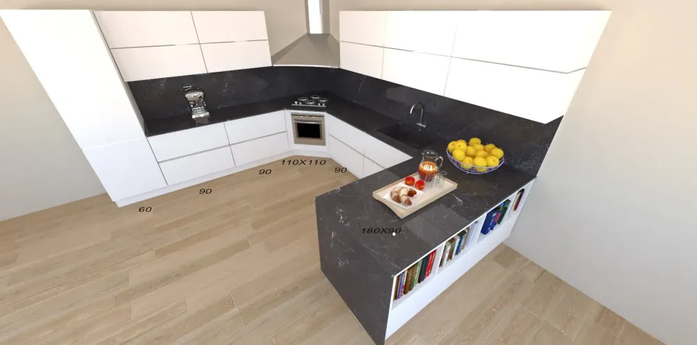 Astra Cucina con penisola Line con uno sconto vantaggioso- Cucine Moderne|Cucine Con Penisola