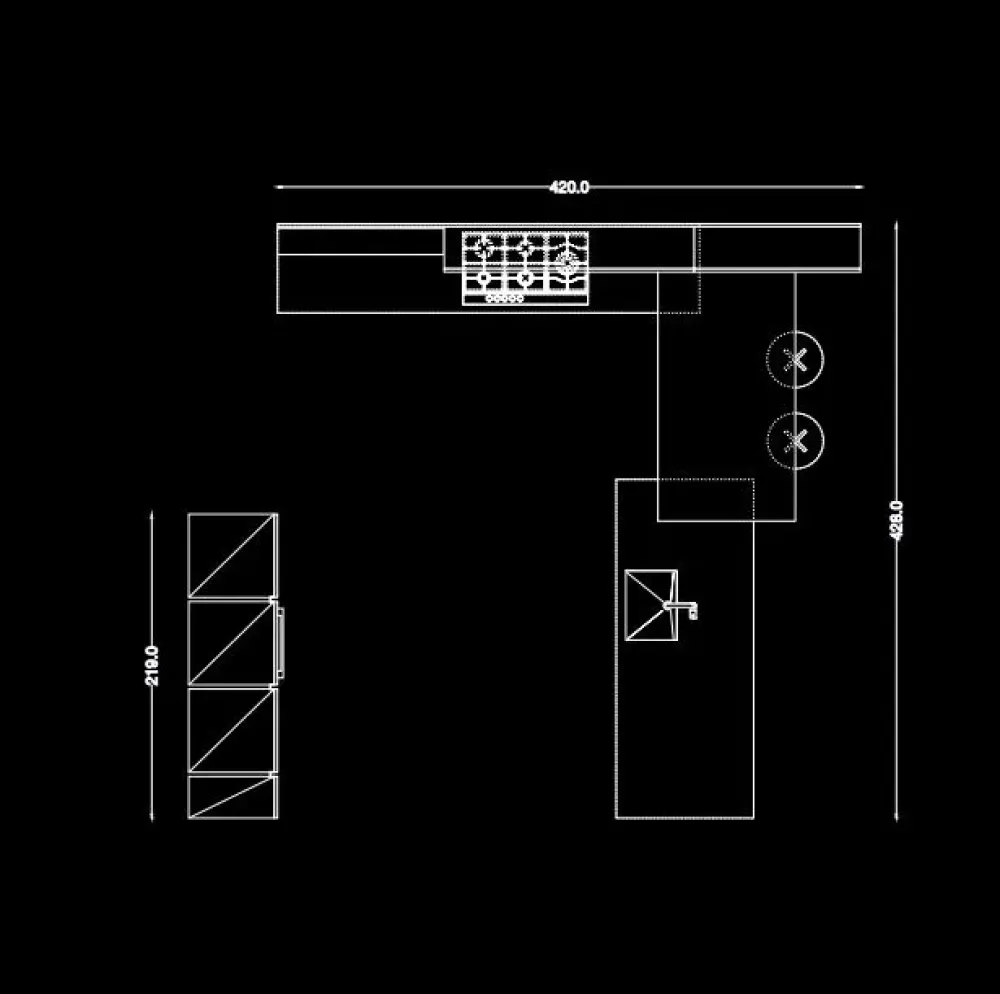 Arredo3 Cucina con penisola moderna bianca Z6 a soli 15517 Euro- Cucine Moderne|Cucine Con Penisola
