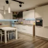 Cucina con penisola moderna bianca Frame a soli 8400 Euro Cucine Con Penisola|Cucine Moderne