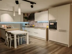 Cucina con penisola moderna bianca Frame a soli 8400 Euro Cucine Con Penisola|Cucine Moderne