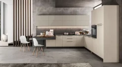 Cucina con penisola moderna rovere chiaro Round 3 a soli 10517 Euro^Arredo3 Hot