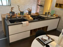 Home Cucine Cucina con penisola moderna bianca Genesi- Cucine Con Penisola|Cucine Moderne