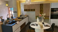 Home Cucine Cucina con penisola moderna bianca Genesi- Cucine Con Penisola|Cucine Moderne