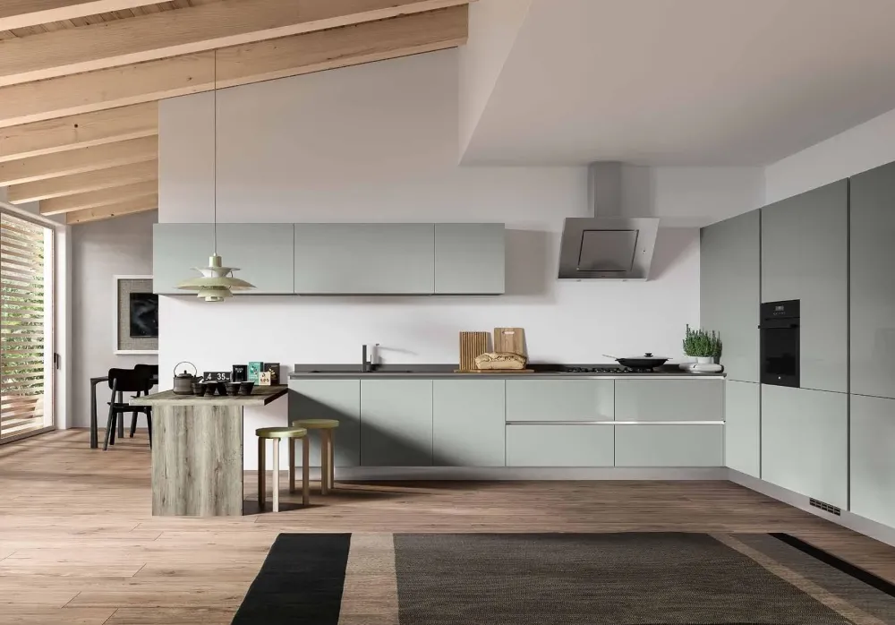 Essebi Cucina Corallo di scontata -30%- Cucine Ad Angolo|Cucine Moderne