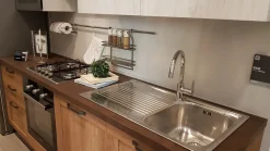 Hot Cucina country altri colori lineare Sax in Offerta Outlet Cucine Lineari|Cucine Country