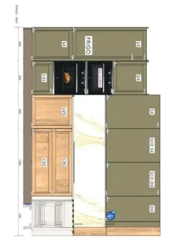 Veneta Cucine Cucina country con penisola Milano a prezzo scontato- Cucine Country|Cucine Con Penisola