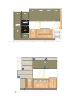 Veneta Cucine Cucina country con penisola Milano a prezzo scontato- Cucine Country|Cucine Con Penisola