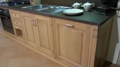 Martini Cucine Cucina country rovere chiaro lineare La castagna in offerta- Cucine Lineari|Cucine Country