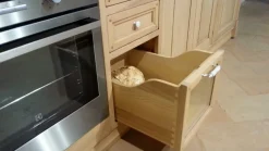 Martini Cucine Cucina country rovere chiaro lineare La castagna in offerta- Cucine Lineari|Cucine Country