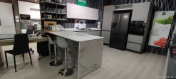 Arredo3 Cucina Cucina kali  e glass di in offerta -60%- Cucine Con Penisola|Cucine Moderne