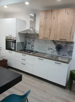 Clearance Cucina Cucina lineare mobilturi new 345 lineare con un ribasso imperdibile Cucine Lineari|Cucine Moderne