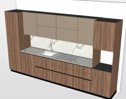 Cucina Cucina lineare moderna altri colori lineare scontata 49%^Md work Outlet