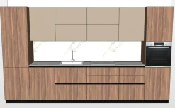 Cucina Cucina lineare moderna altri colori lineare scontata 49%^Md work Outlet