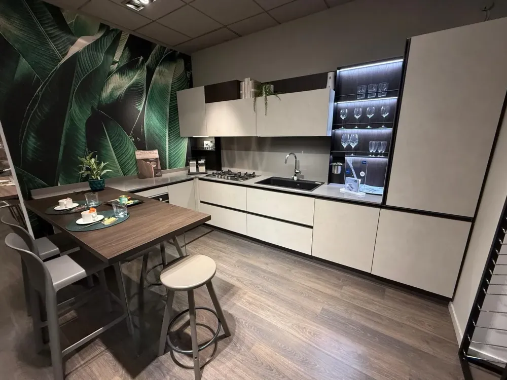 Cucina Cucina q01 con penisola con un ribasso imperdibile^Ar-Due Outlet