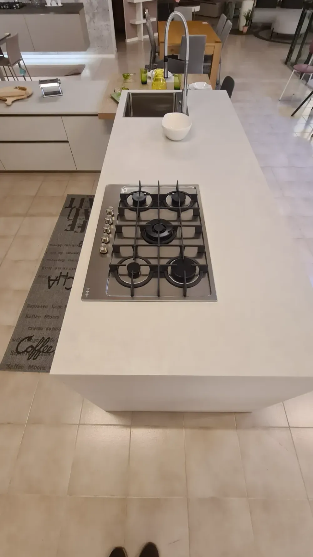 Gentili Group Cucina Cucina time grigio con penisola con un ribasso imperdibile- Cucine Con Penisola|Cucine Moderne