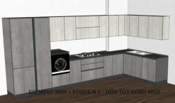 CUCINA con penisola Asia SCONTATA^Cucine Store Best
