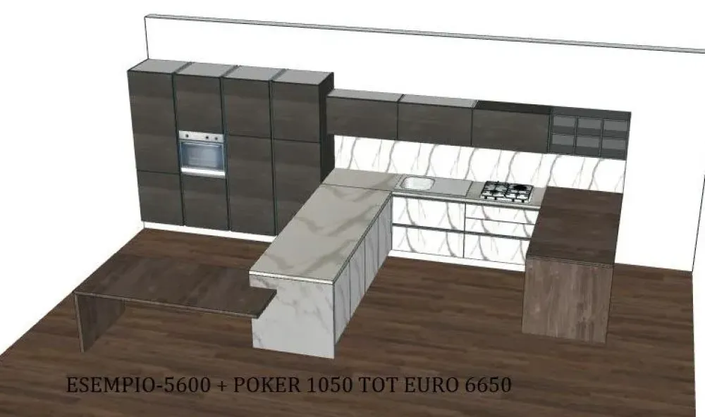 Cucine Store CUCINA Dany PREZZO OUTLET- Cucine Con Penisola|Cucine Design