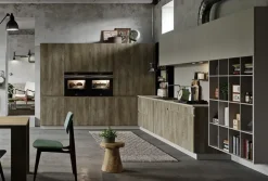 Cucine Store Cucina moderna ad angolo altri colori in laminato materico Lignea- Cucine Ad Angolo|Cucine Moderne