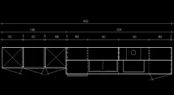 New Cucina D23 di in Offerta Outlet -36% Cucine Lineari|Cucine Design