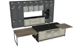 Cucina design con isola T44 a prezzo ribassato^Ar-Due Clearance