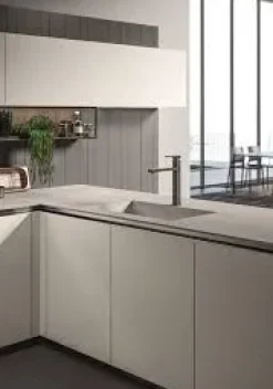 Cucina design con penisola Glass 2.0 a prezzo scontato^Arredo3 Discount