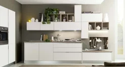Cucina design lineare Erica a prezzo ribassato^Artigianale Sale
