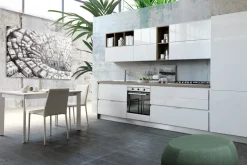 Clearance Cucina design lineare Malvina a prezzo scontato Cucine Lineari|Cucine Design