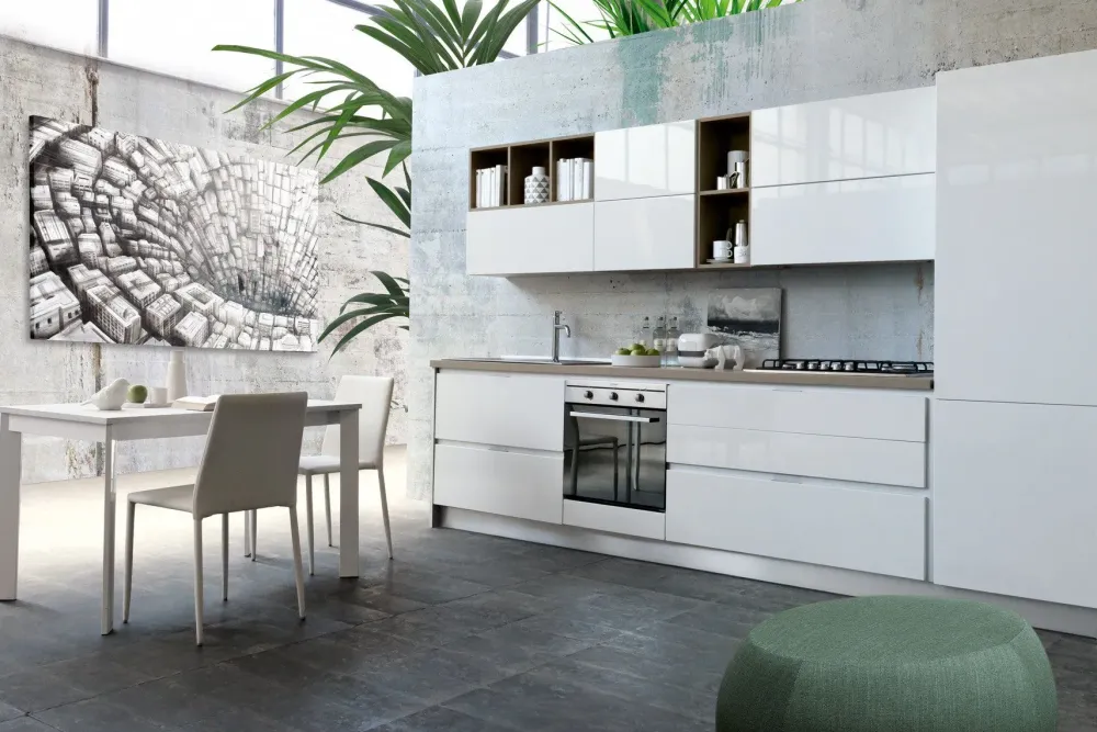 Clearance Cucina design lineare Malvina a prezzo scontato Cucine Lineari|Cucine Design
