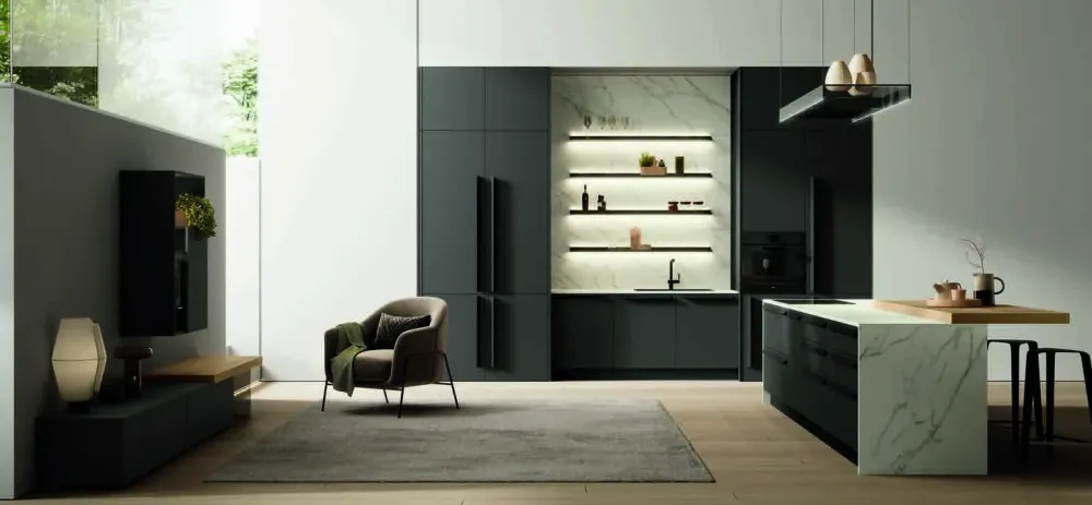 Hot Cucina di modello Lungomare compo 06: scopri il prezzo Cucine Ad Isola|Cucine Moderne