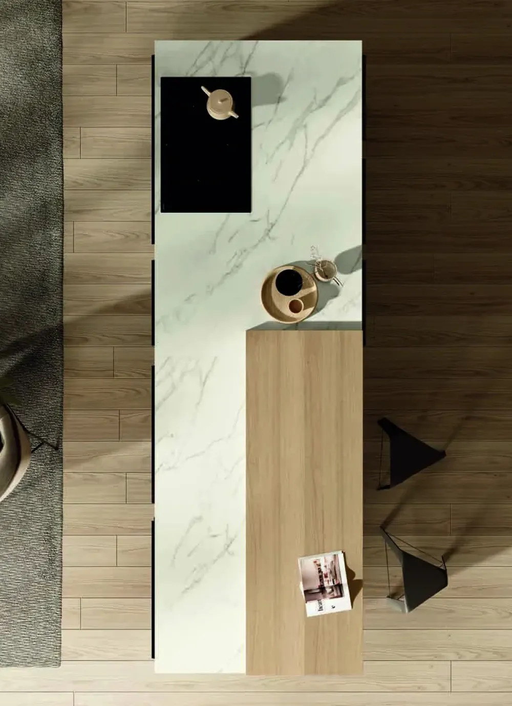 Hot Cucina di modello Lungomare compo 06: scopri il prezzo Cucine Ad Isola|Cucine Moderne