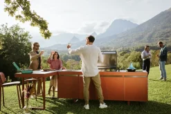Fogher Cucina di modello Cucina da esterno agher : richiedi ora il prezzo- Cucine Con Penisola|Cucine Design