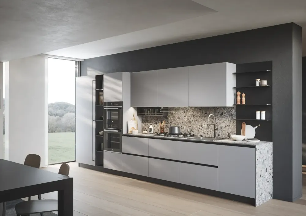 Prima Cucine Cucina Domino composizione 09 di in offerta -33%- Cucine Lineari|Cucine Moderne