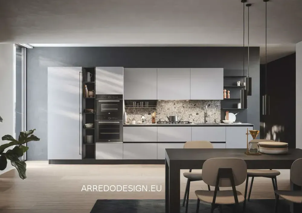 Online Cucina Domino lineare con uno sconto imperdibile Cucine Lineari|Cucine Moderne