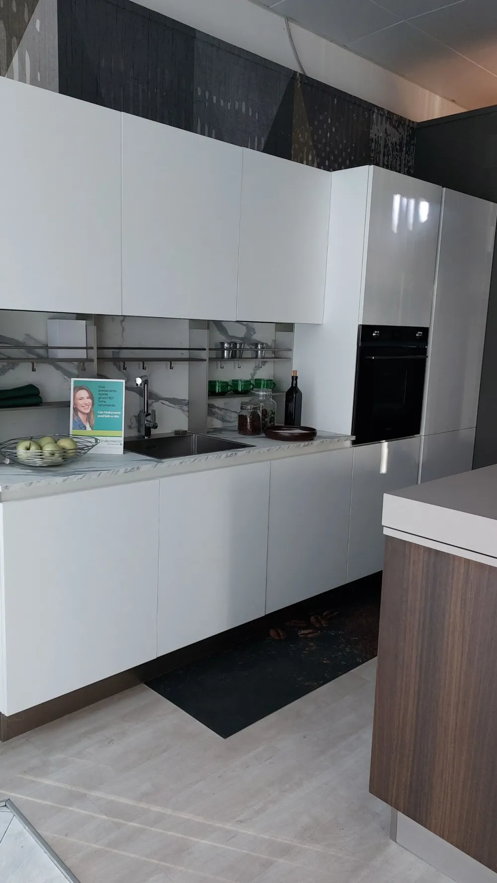 Cucina Egoline moderna bianca ad isola scontata 35% Cucine Ad Isola|Cucine Moderne