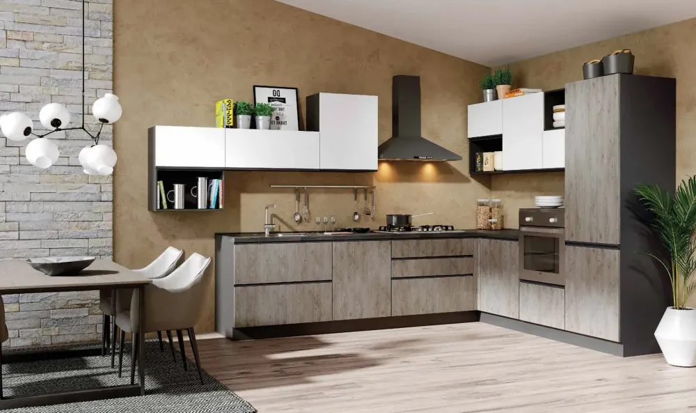 Cucina Emily 09 lineare con un ribasso imperdibile^Evo Cucine Online