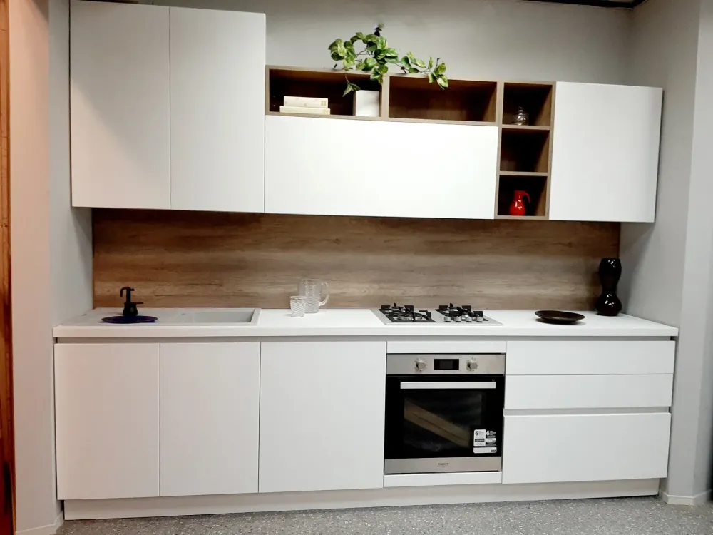 Outlet CUCINA cucine lineare Gloss SCONTATA Cucine Lineari|Cucine Moderne
