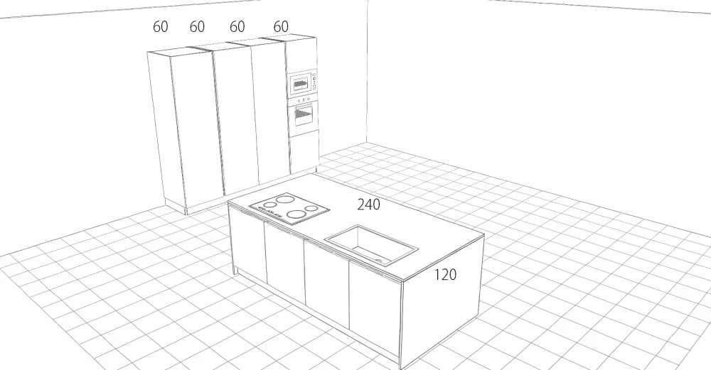 Cucina Fenix con isola con uno sconto imperdibile Cucine Ad Isola|Cucine Moderne