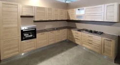 Arrex Cucina Fiorella caramello ad angolo con un ribasso imperdibile- Cucine Ad Angolo